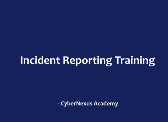 Incident Reporting Training